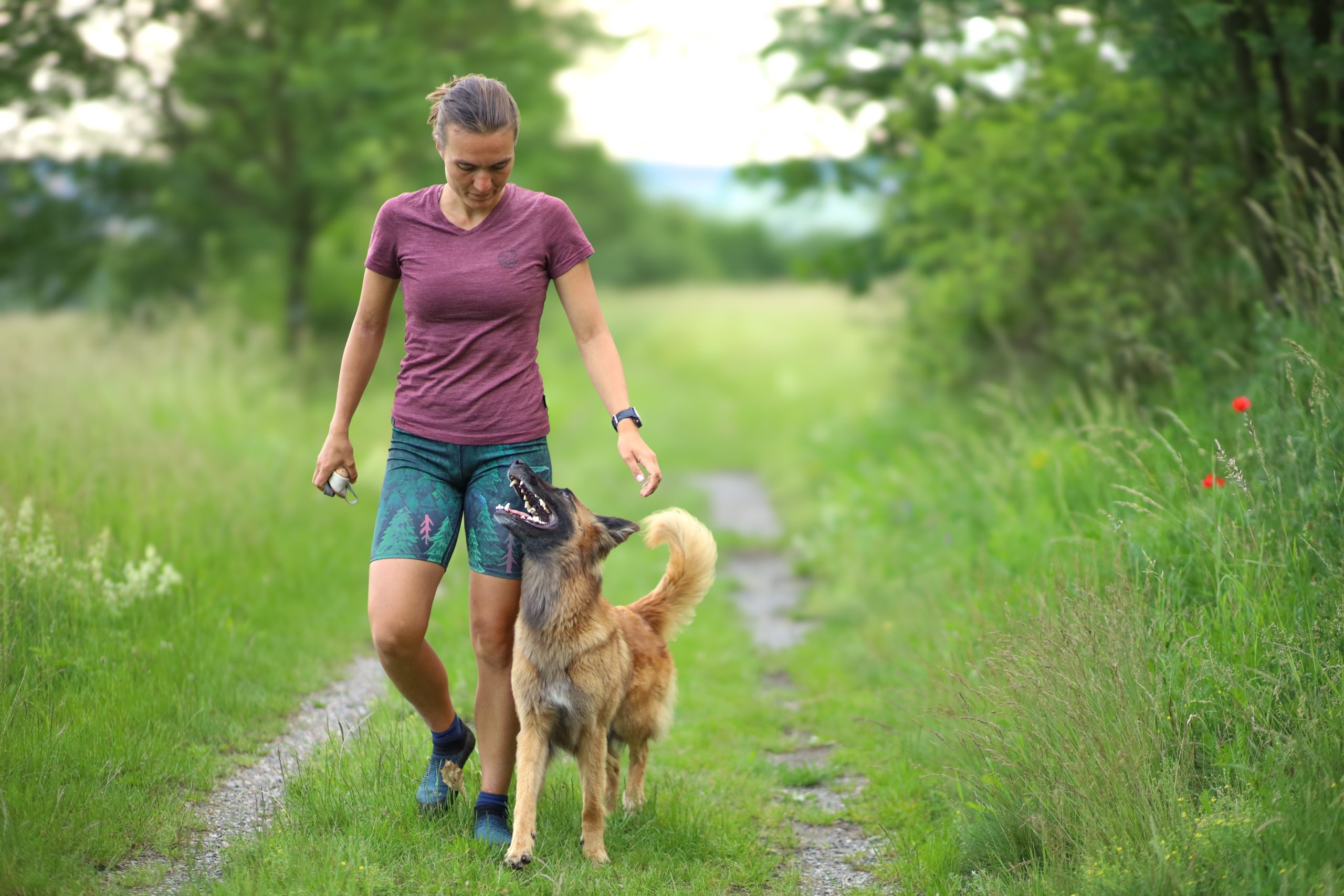 Team z lesa - Julie Wohanková se psem 1